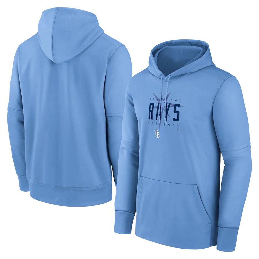 Men 2023 MLB Tampa Bay Rays Light blue Sweatshirt style 1->detroit tigers->MLB Jersey